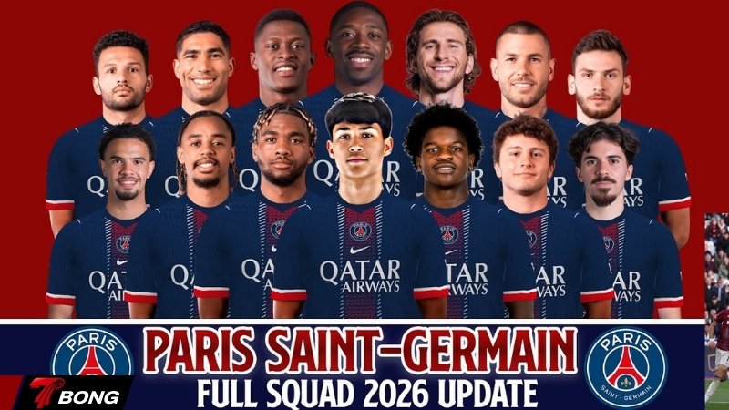 Đội hình mùa giải hiện tại của PSG